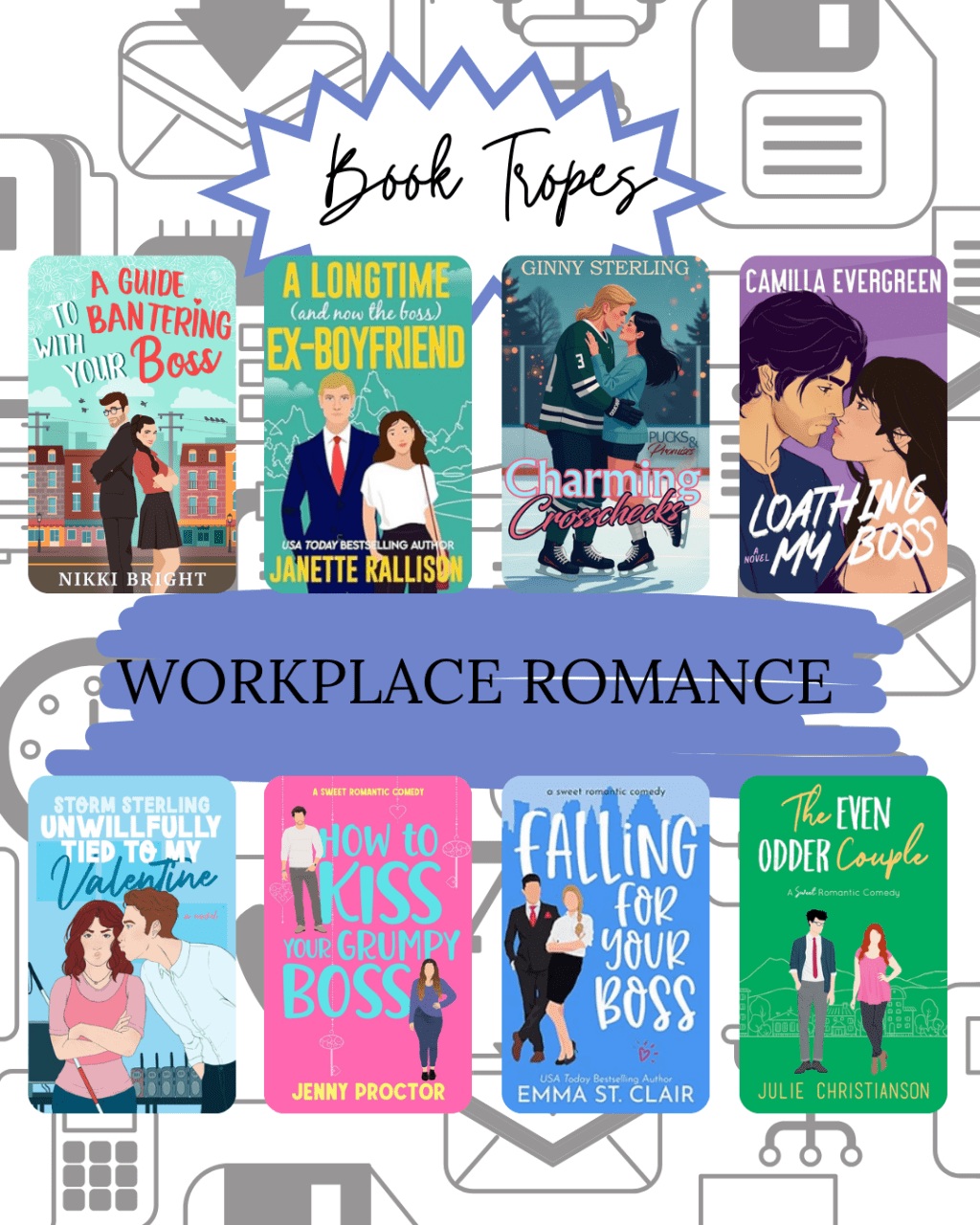 Workplace Romances for your&nbsp;TBR